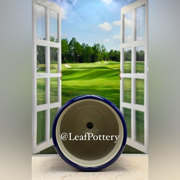 Penelope Talavera Handmade Multi Colored Ceramic Planter Pot with drainage hole - Picture 8 of 10